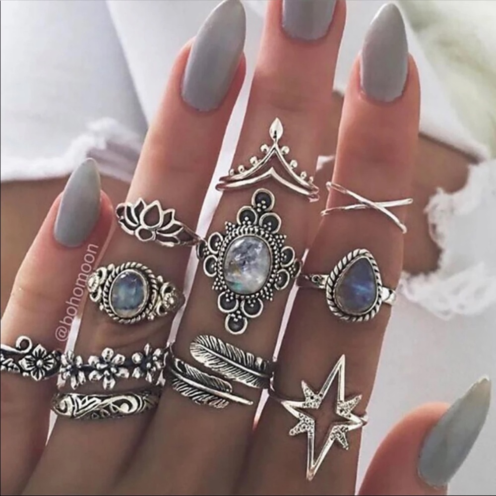 🔥 New! Boho “Allie” 11 Ring Set!